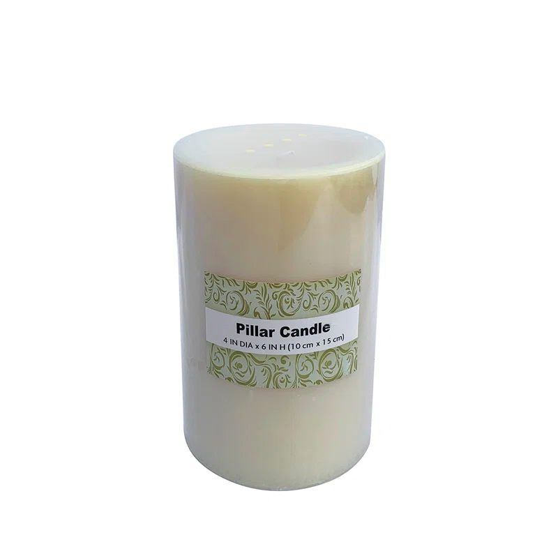 Unscented Pillar Candle