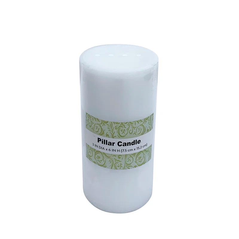 Unscented Pillar Candle