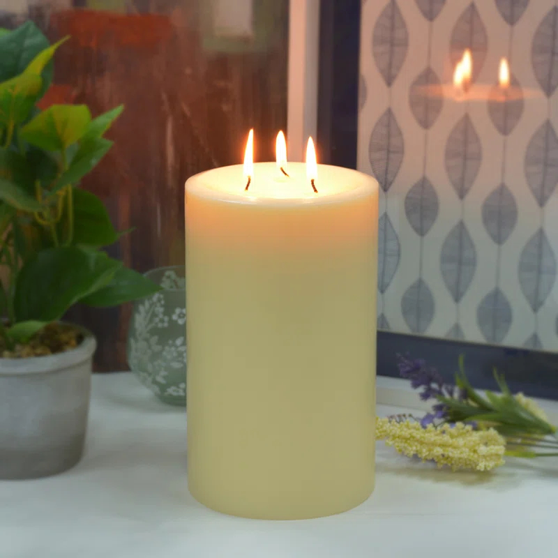 Jeco Inc. Unscented Pillar Candle