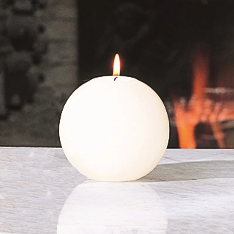 Global Views Ball Candle-Unscented