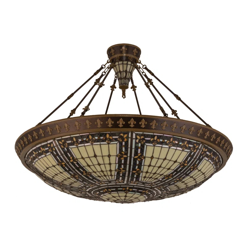 10 - Light Mahogany Bronze Unique/Statement Pendant