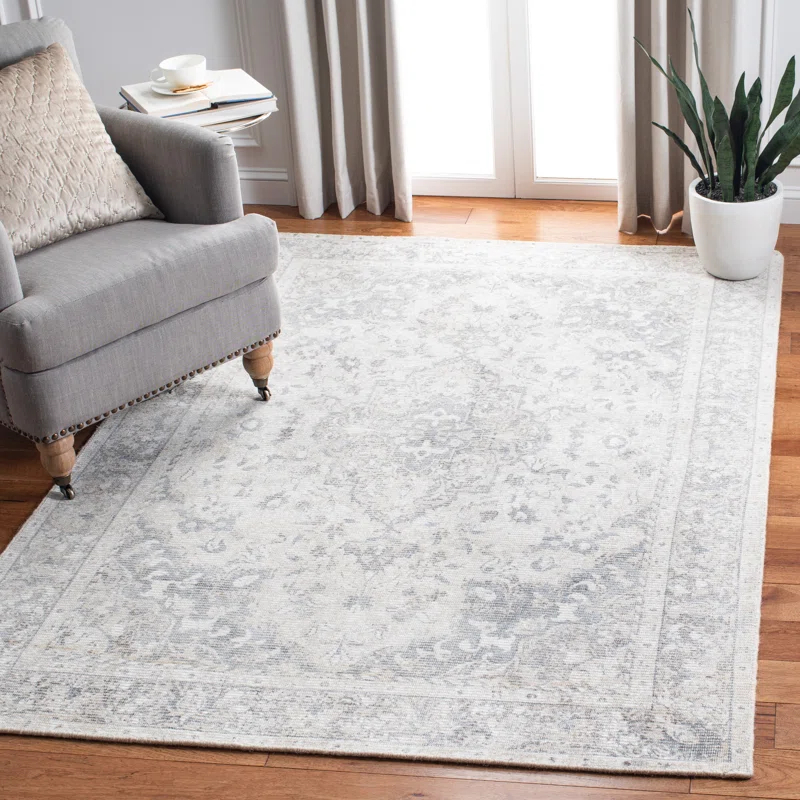 Hand Loomed 50% Wool, 50% Viscose Oriental Rug