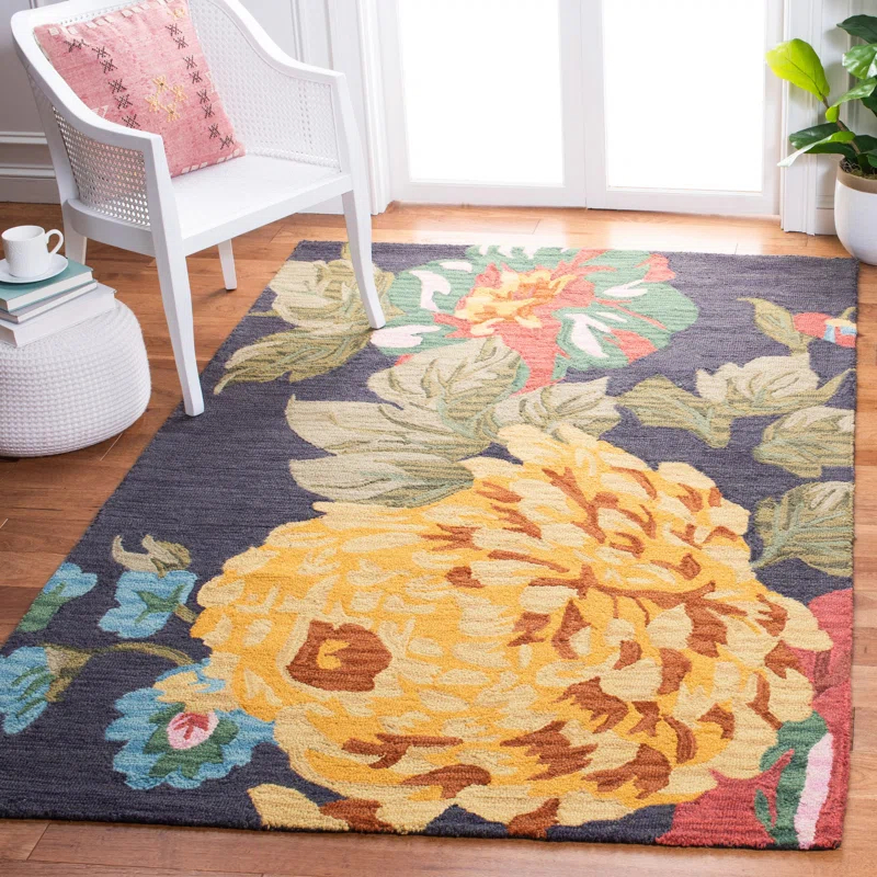 Arber Jardin Hand Tufted Wool Floral Rug