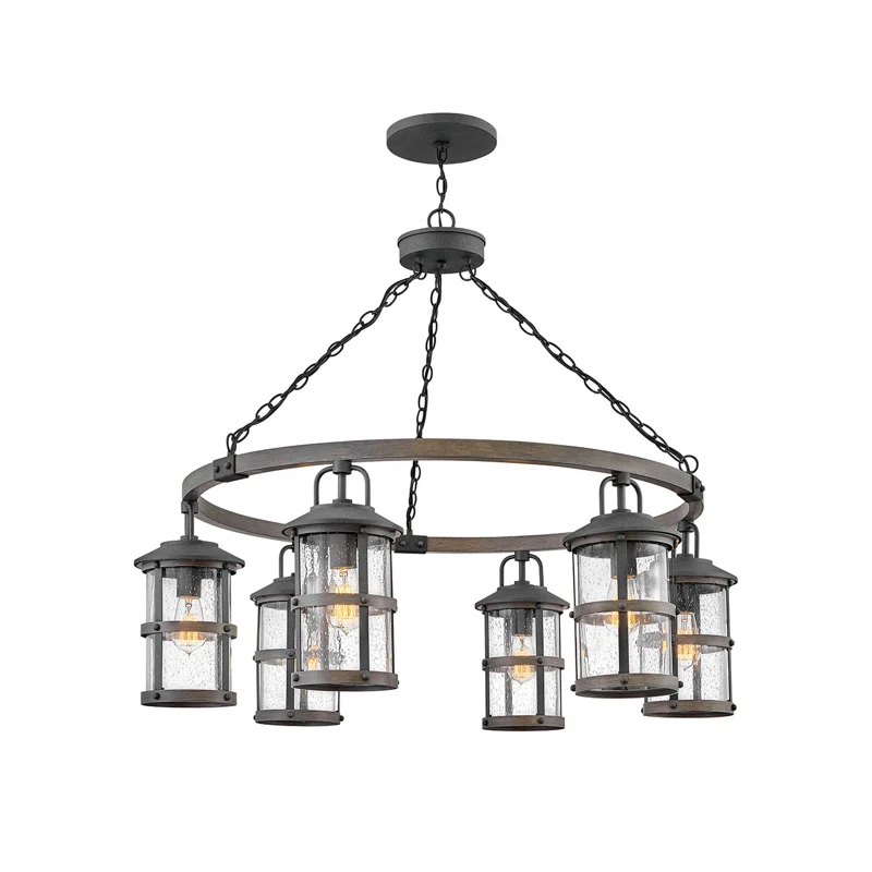 Lakehouse 12v Six-Light Outdoor Chandelier