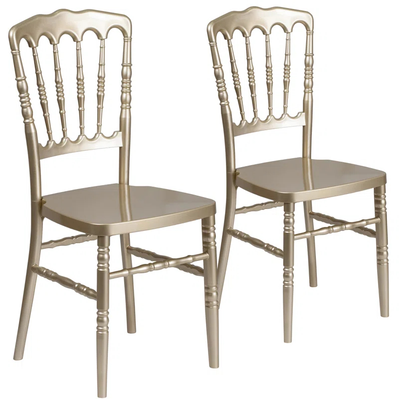 Jemimah Resin Stacking Napoleon Chair (Set of 2)
