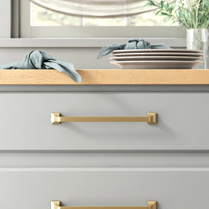 Forge Kitchen Cabinet Handles, Solid Core Drawer Pulls for Cabinet Doors, 8-13/16" (224mm)