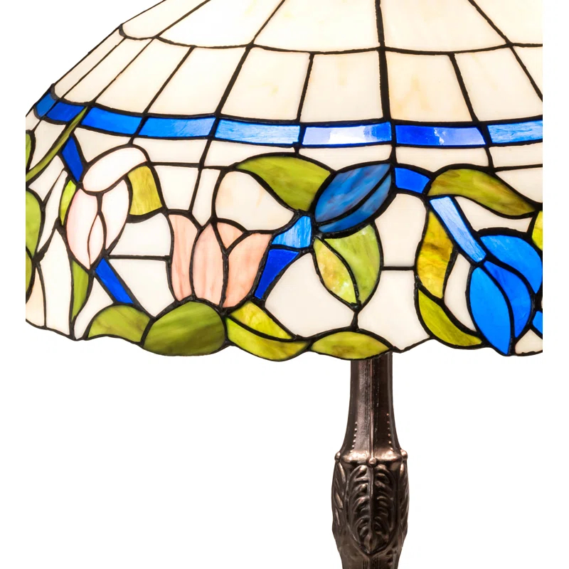 232796 Meyda 26" High Rose Vine Table Lamp