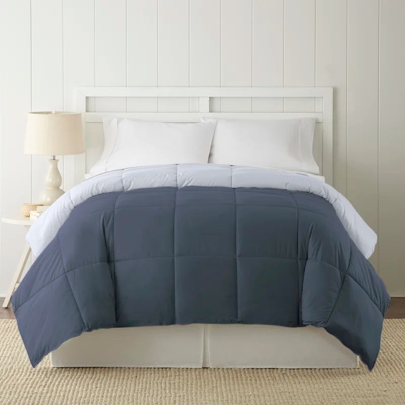 Modern Threads Modern Threads Sanctuary by PCT Down Alternative Microfiber Quilted Reversible Comforter & Duvet Insert - Soft, Comfortable Alternative to Goose Down - Bedding for All Seasons