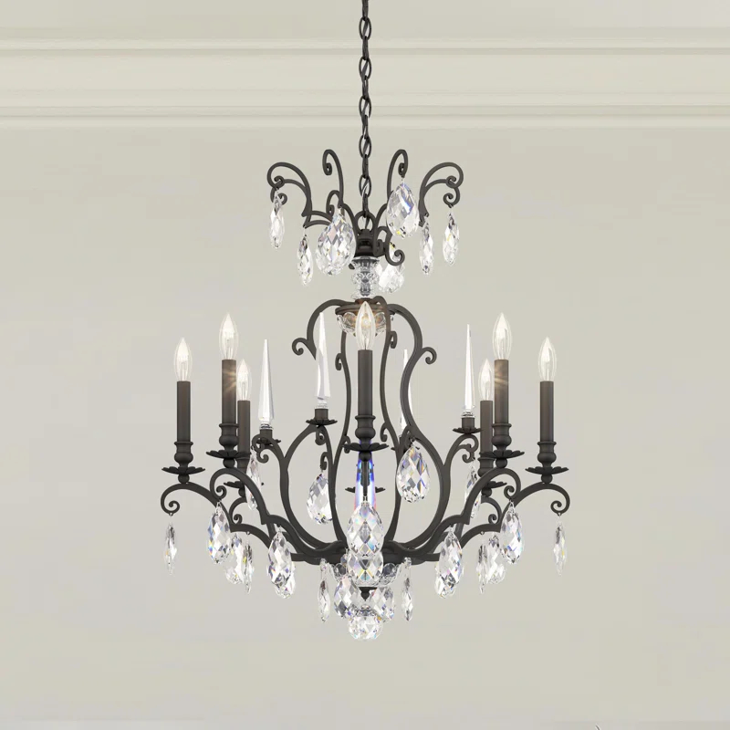 Renaissance Nouveau 8 - Light Dimmable Classic / Traditional Chandelier