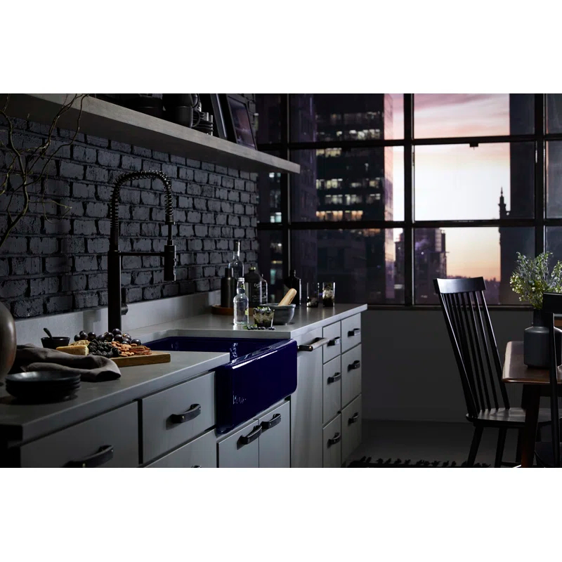 Kohler Purist® Single Handle Semi-Professional Pre-Rinse Kitchen Faucet with Pull Down Sprayer