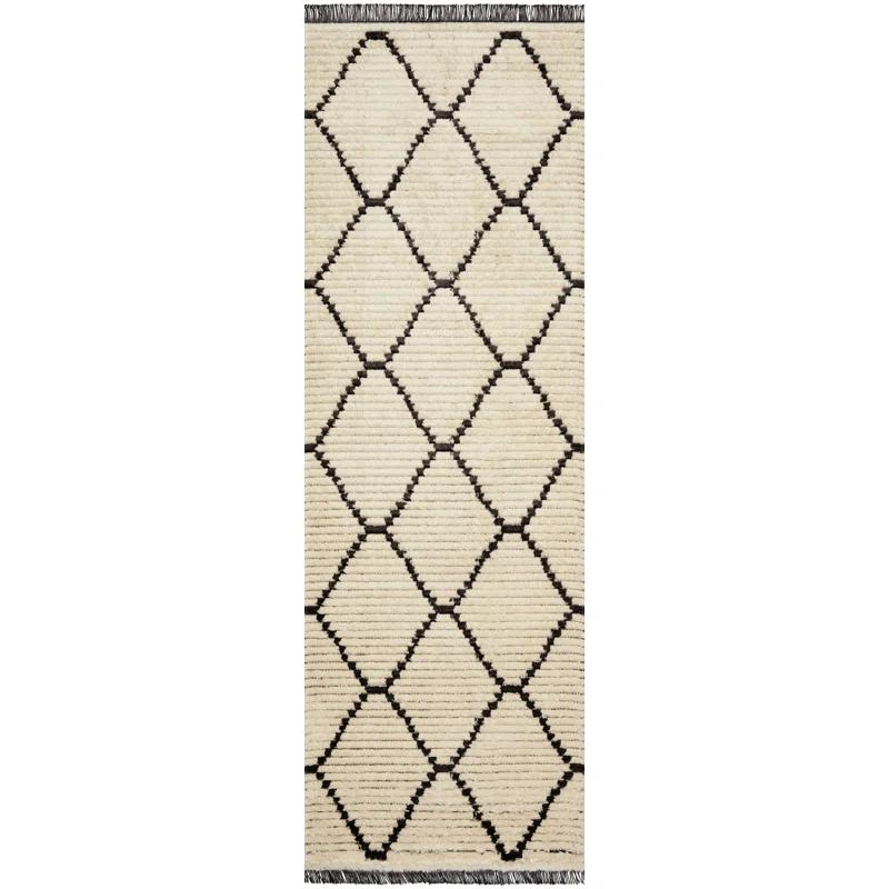 Chris Loves Julia x Loloi Alice Geometric Cream/Charcoal Rug