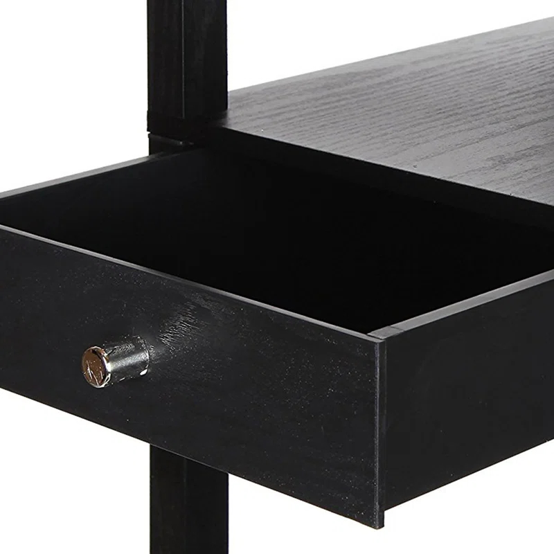 Brightech Maxwell 72 in. Traditional LED Energy Efficient 3-Drawer Shelf Floor Lamp