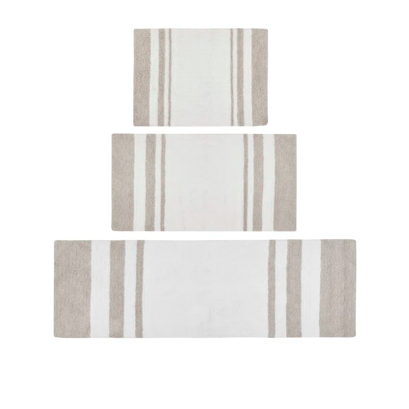 Madison Park Cotton Reversible Bath Rug