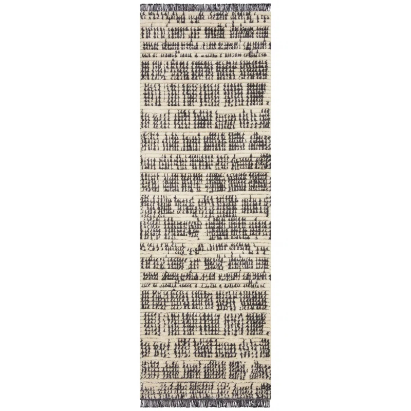 Chris Loves Julia x Loloi Alice Cream/Charcoal Rug