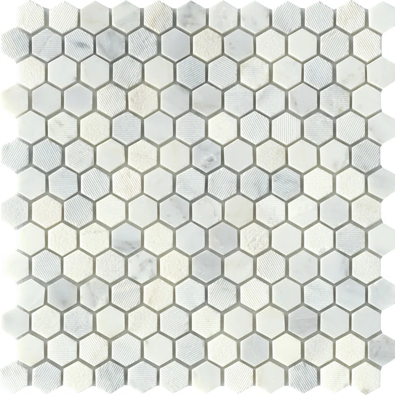Natural Stone Mosaic Honeycomb Wall & Floor Tile