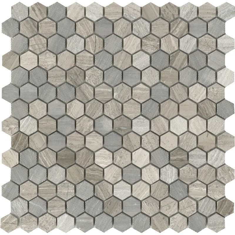 Natural Stone Mosaic Honeycomb Wall & Floor Tile