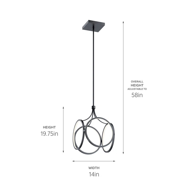 Nikiki 1 - Light LED Unique/Statement Pendant