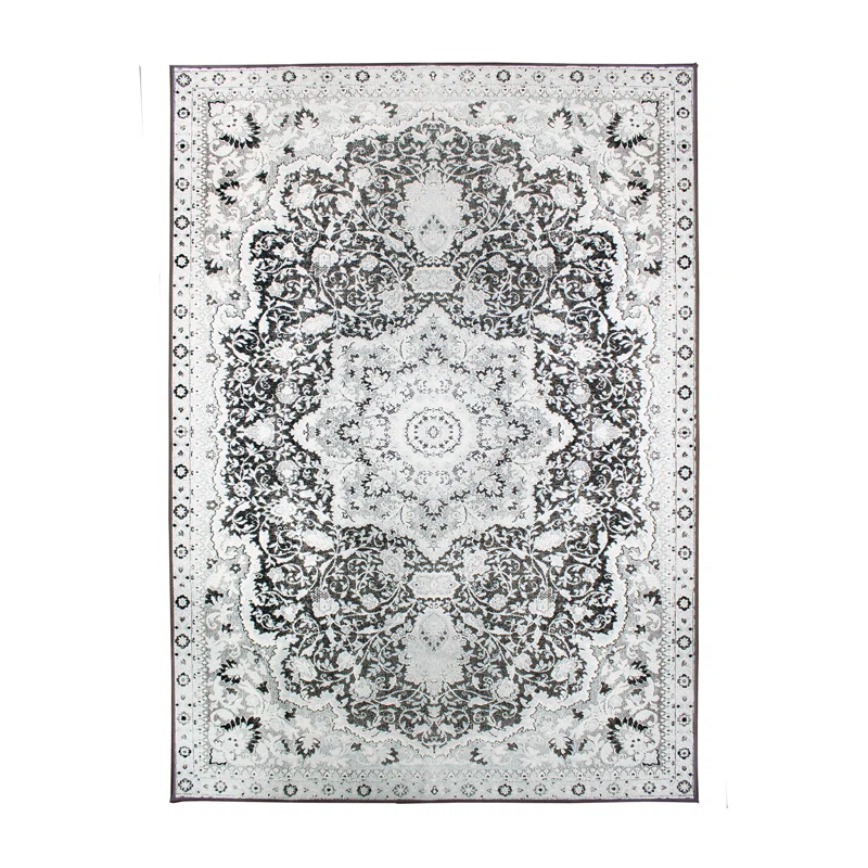 My Magic Carpet Parviz Grey Oriental Flatweave Gray Area Rug & Reviews | Wayfair