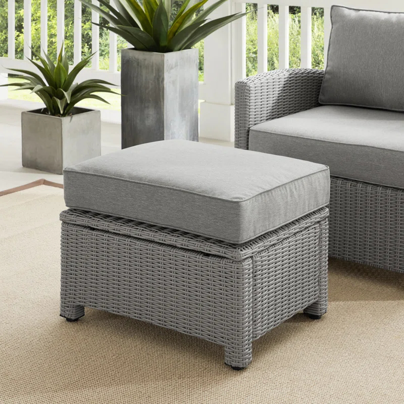 Lawson Wicker Outdoor Ottoman