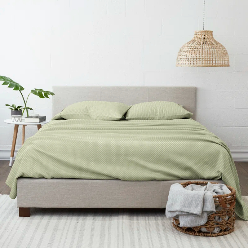 Becky Cameron Simply Soft™ Scallops Pattern Microfiber Sheet Set