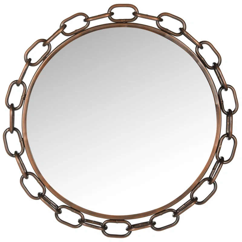 17 Stories Sista Metal Flat Wall Mirror