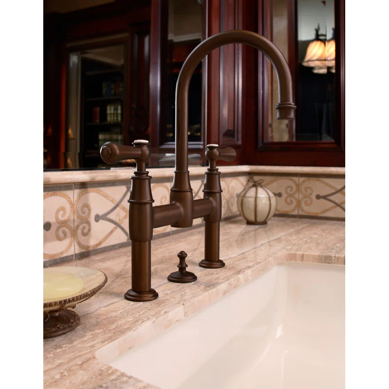Georgian Era Bridge Lavatory Faucet