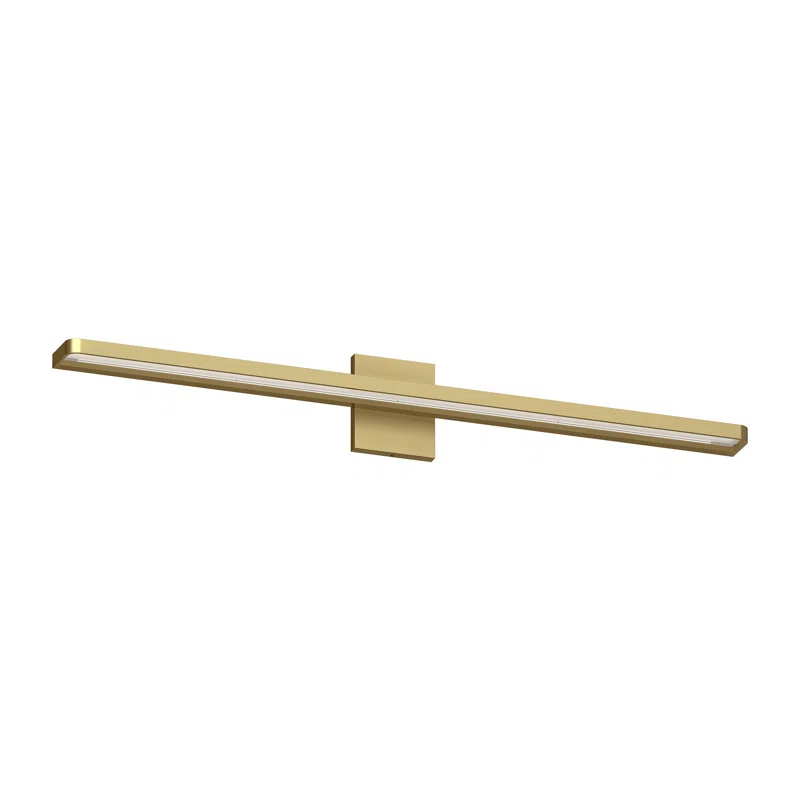Banda 36" Natural Brass LED Bath Bar with Dimmable Light
