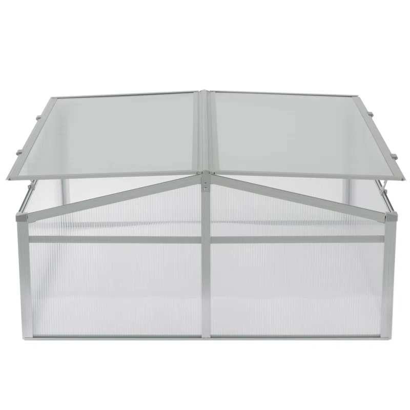 Gardenised 39.37" W x 39.37" D Mini Greenhouse