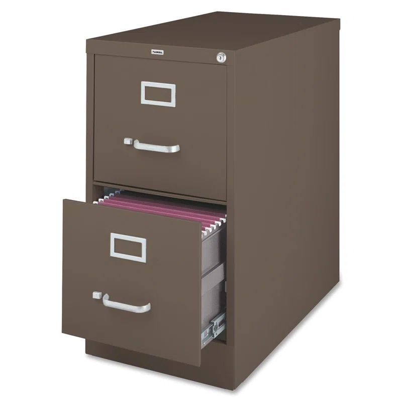 Lorell Fortress 15'' Wide 2 -Drawer Steel File Cabinet