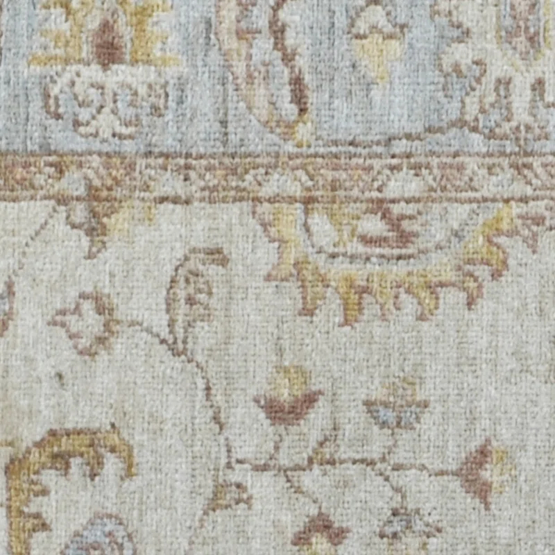 GelPro NeverMove Machine Washable Traditional Jordan Oatmeal Area Rug