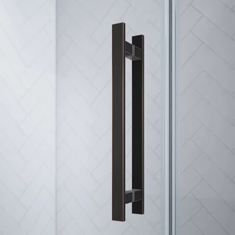 Endless Tampa-Pro 32" W x 72" H Corner Frameless Shower Kit, Door, Panel, Base