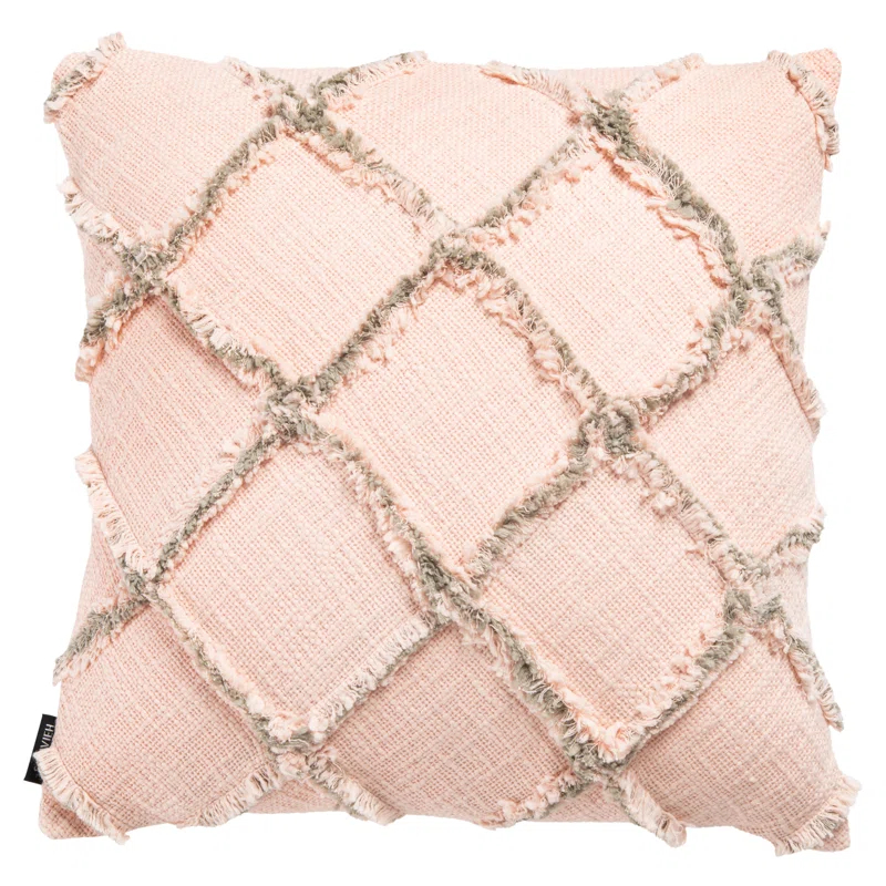 Safavieh Ashlin Fringed Cotton Throw Pillow