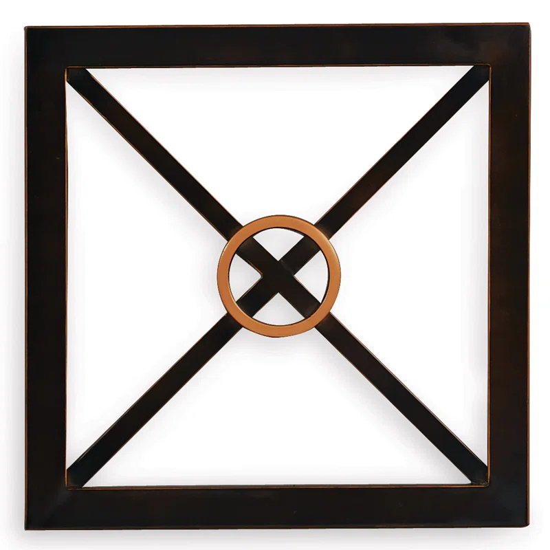 Port 68 Drake Modern Abstract Wall Decor on Metal