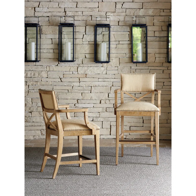 Los Altos Sutherland Upholstered Stool
