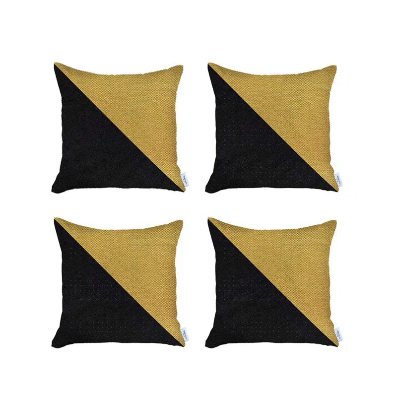 Mike&Co. New York Reversible Pillow Cover (Set of 4)
