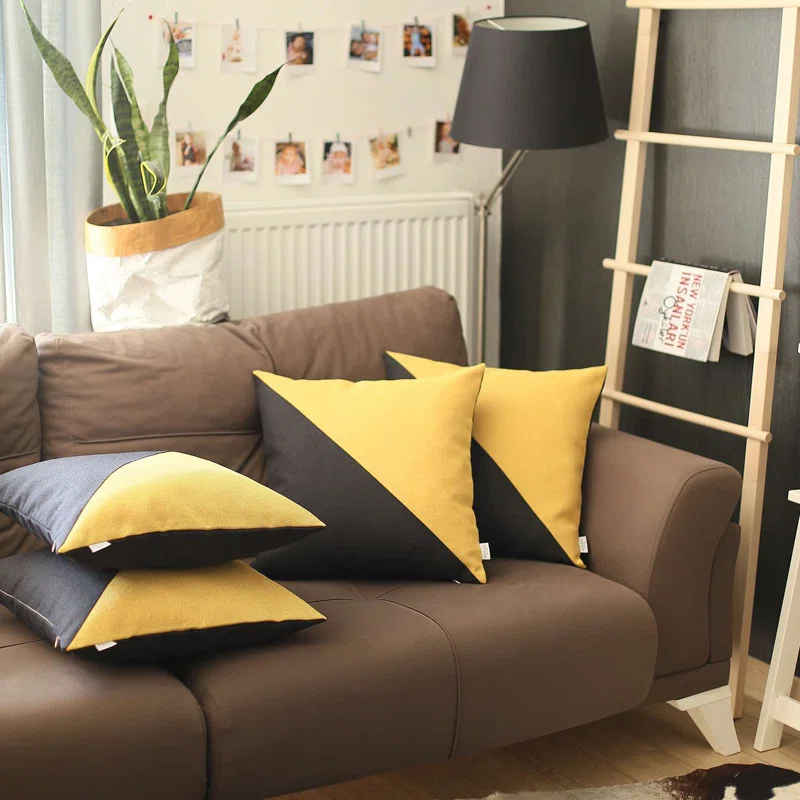 Mike&Co. New York Reversible Pillow Cover (Set of 4)