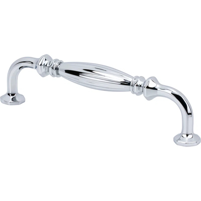 Roscato 5" Polished Chrome Traditional D Handle Pull