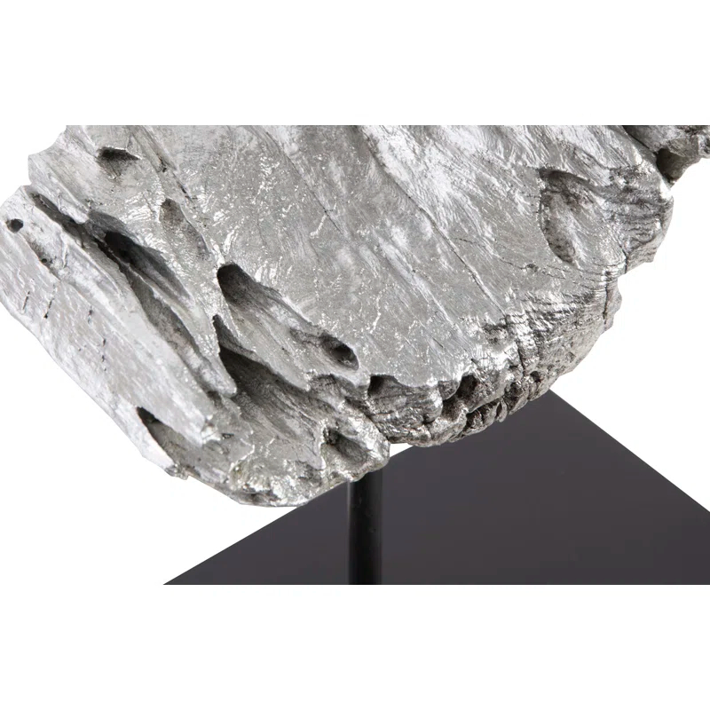 Cast Eroded Circle on Stand