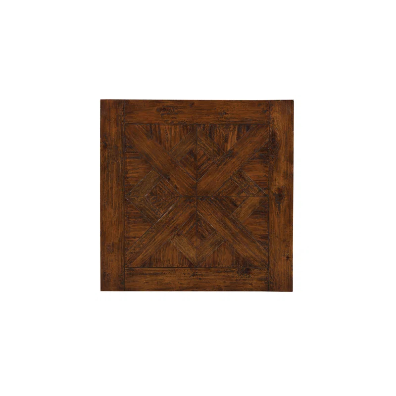 Amon Solid Wood Top End Table