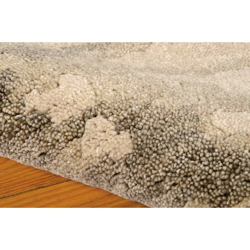 Nourison  Tahoe Modern MTA01 Area Rug 5'6" x 8'6" 6' x 9' Indoor Living Room, Bedroom, Dining Room Beige