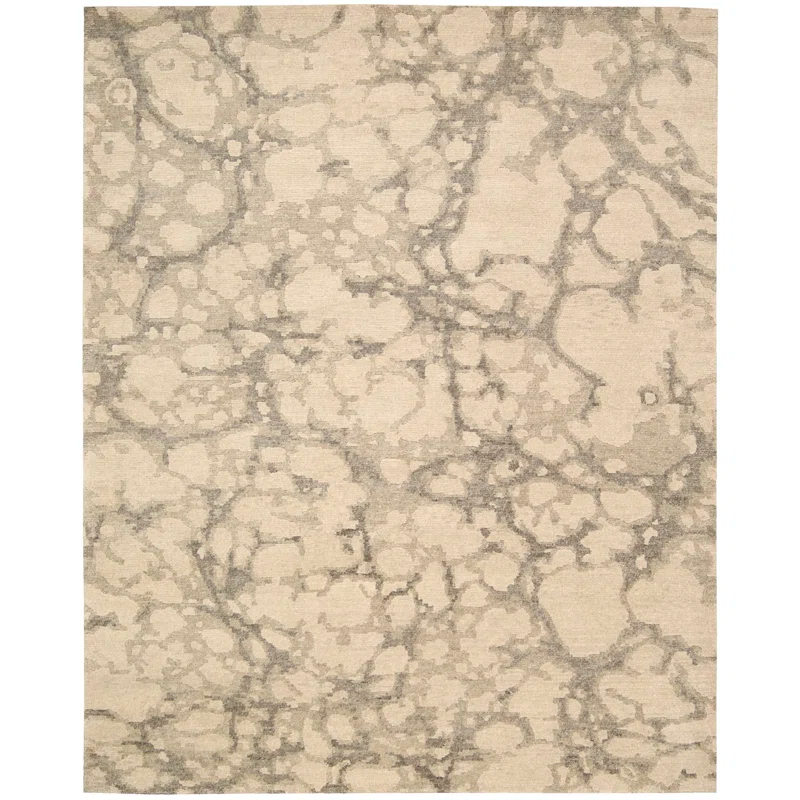Nourison  Tahoe Modern MTA01 Area Rug 5'6" x 8'6" 6' x 9' Indoor Living Room, Bedroom, Dining Room Beige