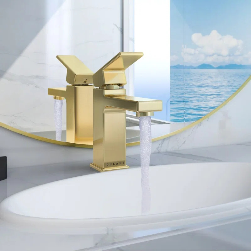 Lulani Capri Single Hole Bathroom Faucet with Drain Assembly