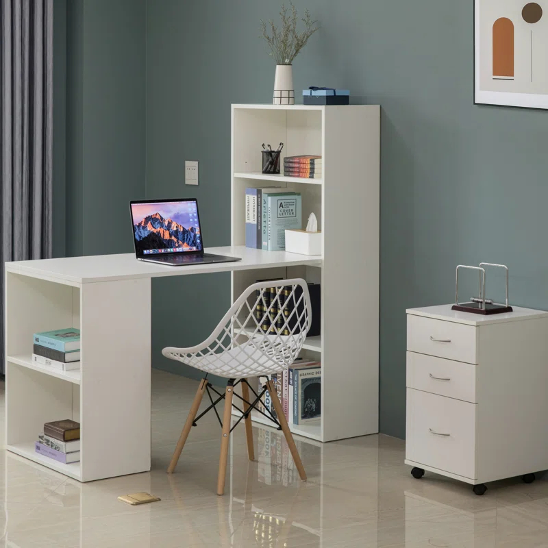 Latitude Run® Solid Wood Writing Desk
