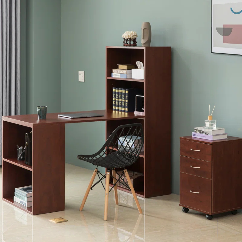 Latitude Run® Solid Wood Writing Desk