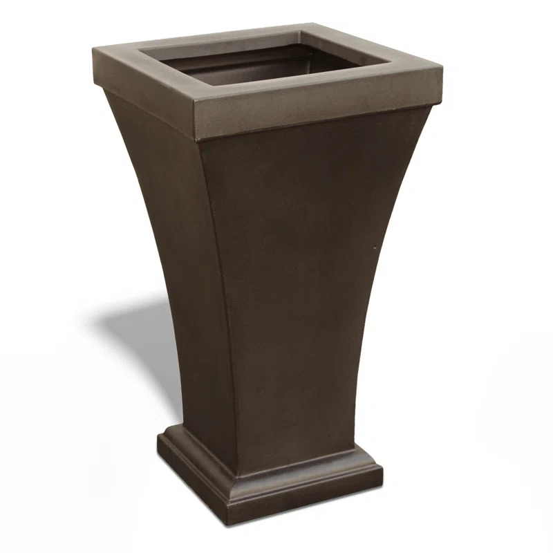 Mayne Inc. Bordeaux 28" Tall Resin Planter with Water Reservoir