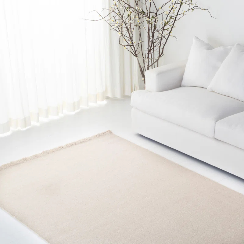 Lauren Ralph Lauren Lauren Ralph Lauren Hand Loomed 90% Wool, 10% Cotton Solid Color Rug