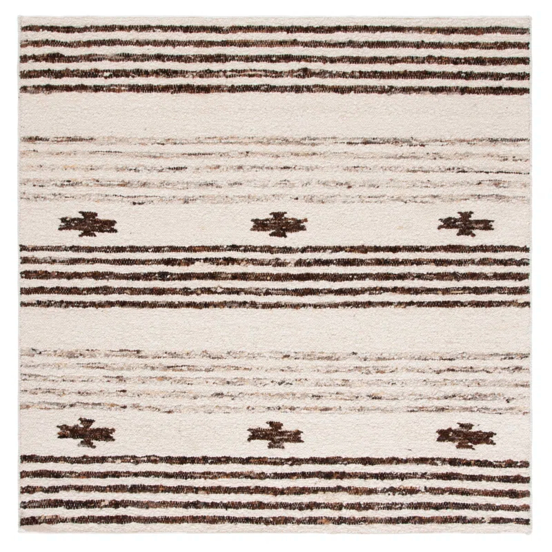 Abbie-Lea Natura Hand Woven 90% Wool And 10% Cotton Southwestern Rug