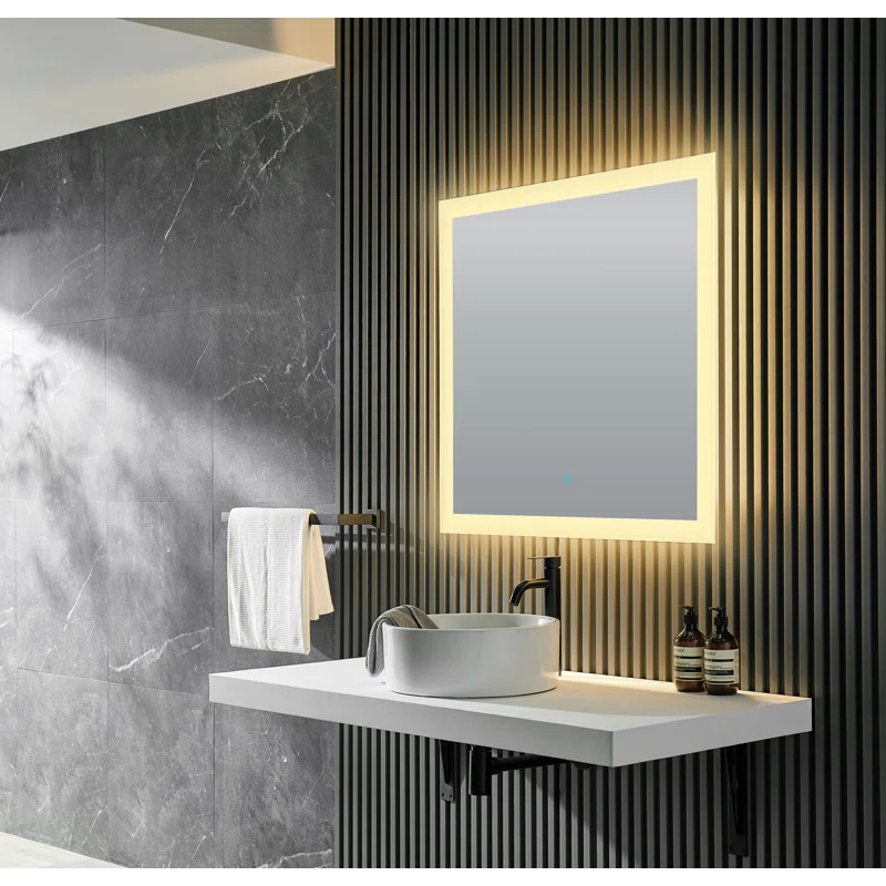 ANZZI Neptune Flat LED Wall Mirror