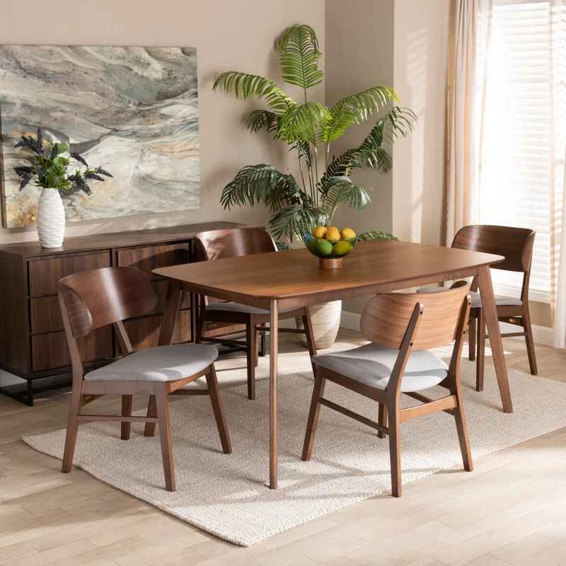 George Oliver Cadie 4 - Person Four Leg Dining Set