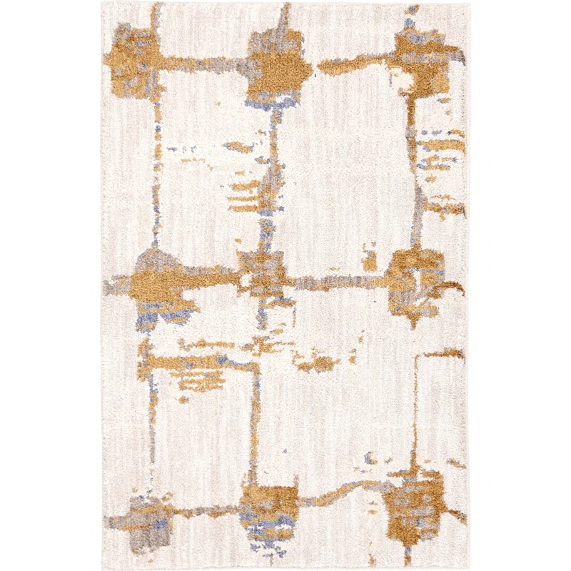 Scott Living Abstract Brown/Ivory Area Rug